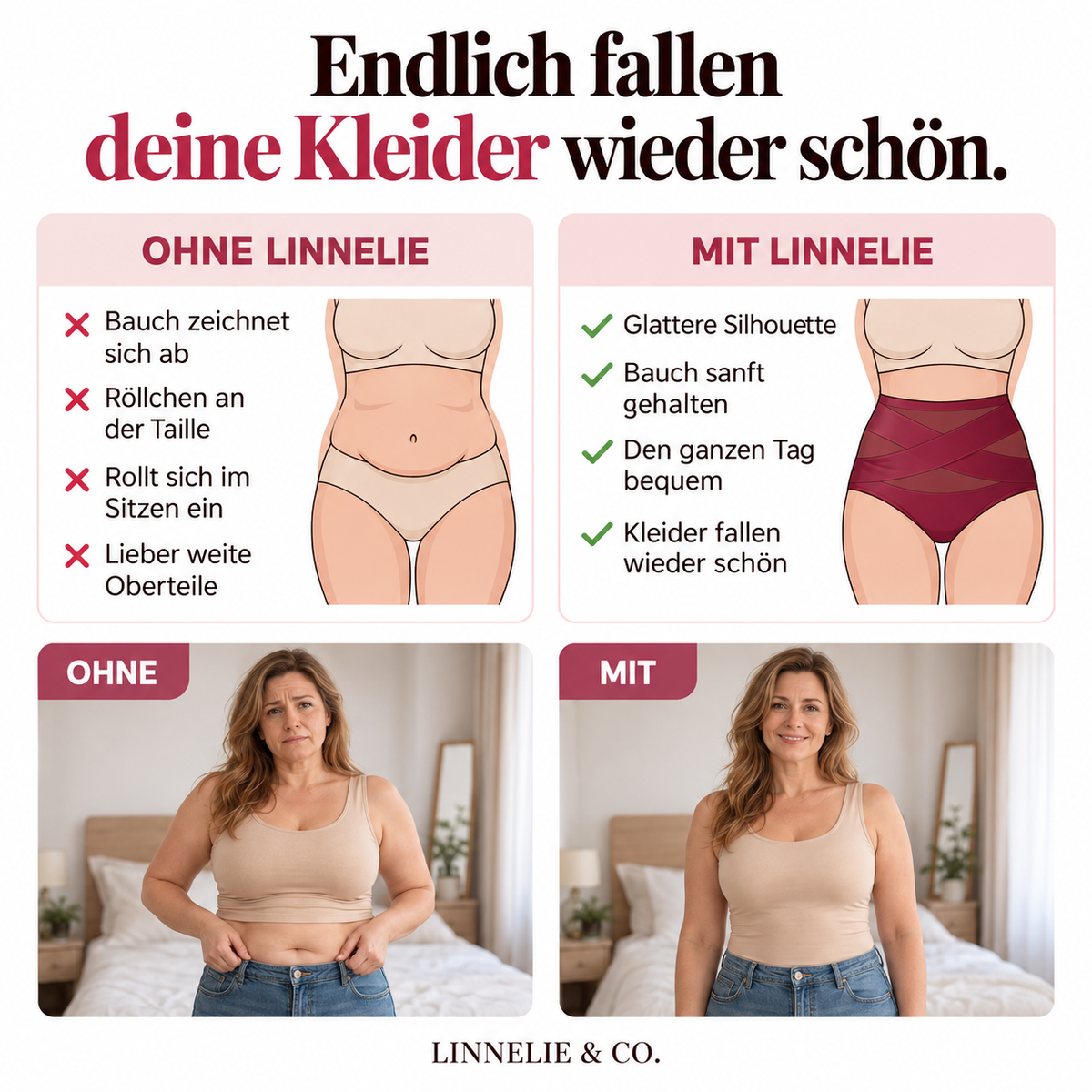 Linnelie Bauchweg-Slip